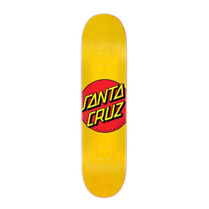 Santa Cruz Skateboard Deck Classic Dot 7.75" Yellow
