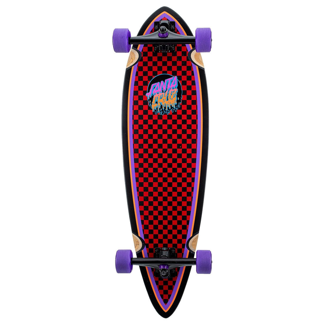 Santa Cruz Skateboard Rad Dot Pintail Cruzer 33"