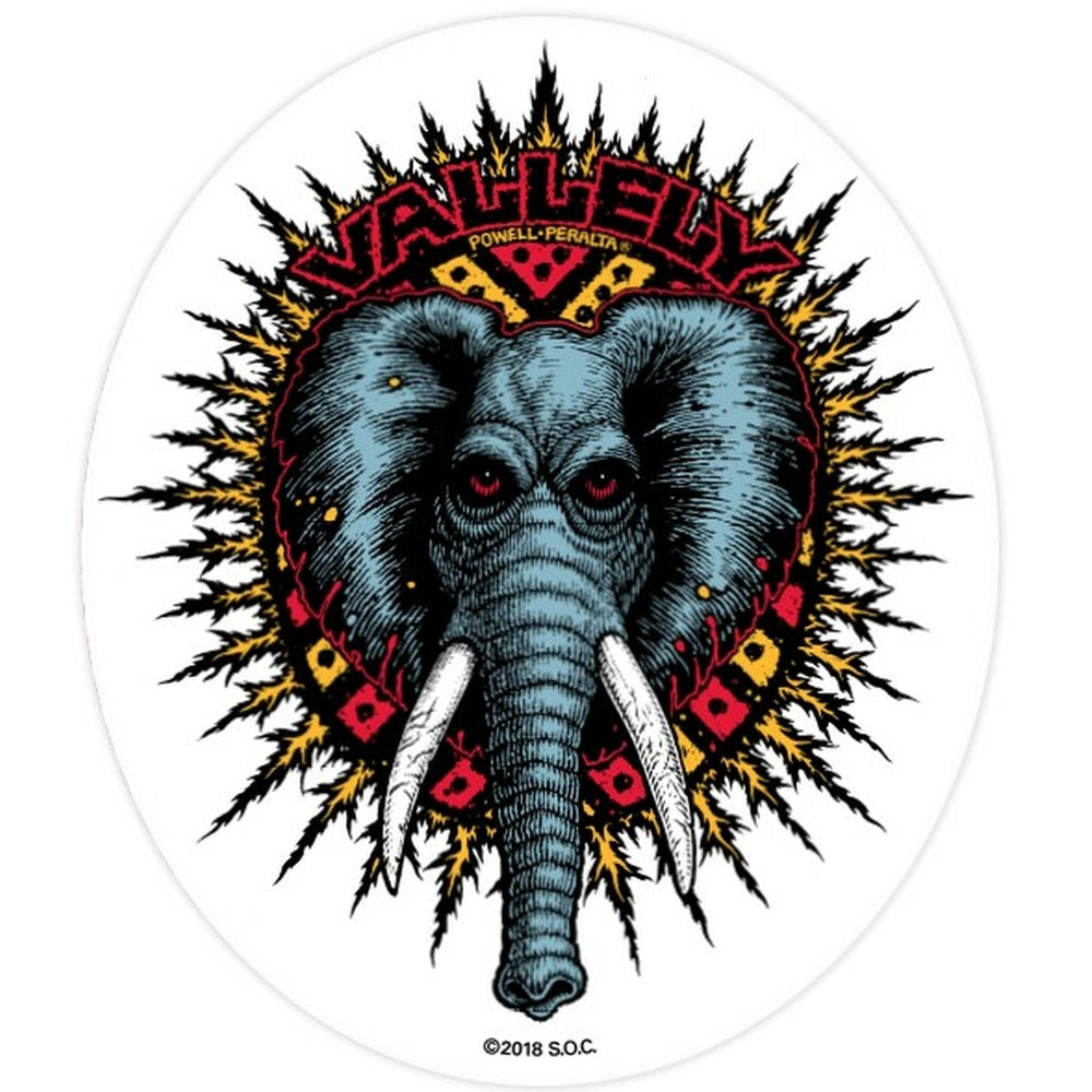Powell Peralta Vallely Elephant Sticker