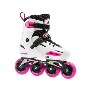 Rollerblade Apex Adjustable Inline Skate White/Pink