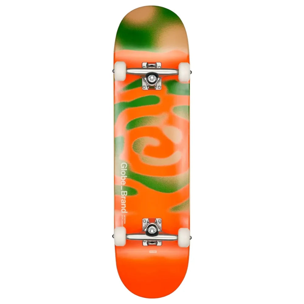 Globe G0 Pond 8.25" Complete Skateboard - Orange Moss