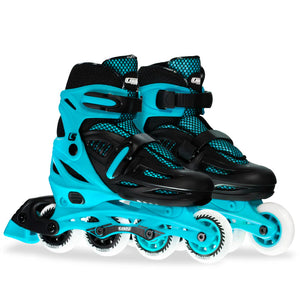 Crazy Inline Skate Blade Size Adjustable Teal