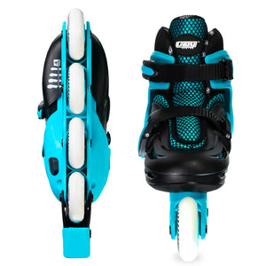 Crazy Inline Skate Blade Size Adjustable Teal