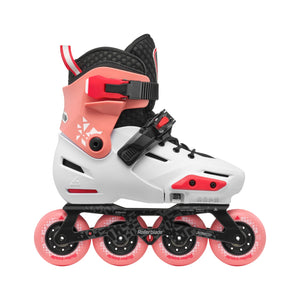 Rollerblade Apex Adjustable Inline Skate Platinum/Coral