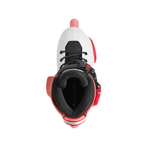 Rollerblade Apex Adjustable Inline Skate Platinum/Coral