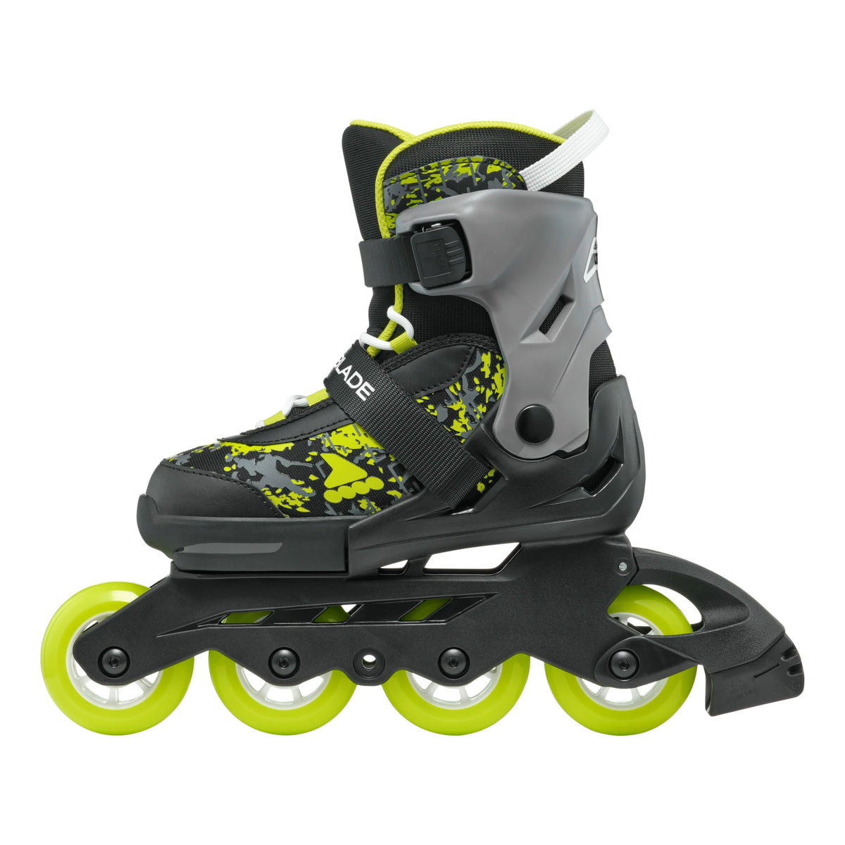 Rollerblade Microblade SL Adj Inline Skates Black/Lime