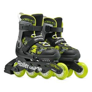 Rollerblade Microblade SL Adj Inline Skates Black/Lime