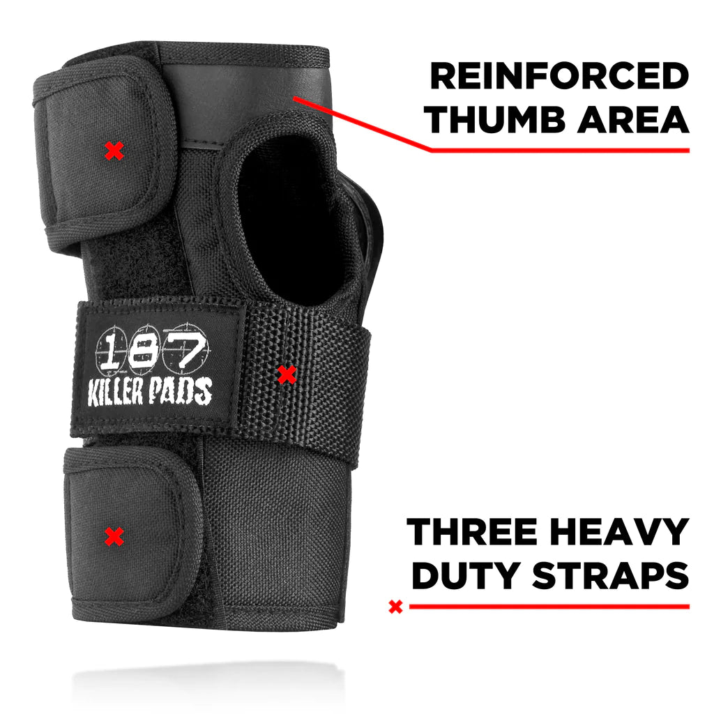 187 Wrist Guards (Black)