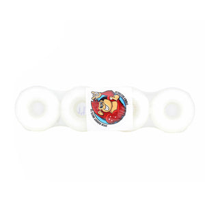 Spew Monkey #1s 54mm 99a Classic Wheels 4pk - Natural White