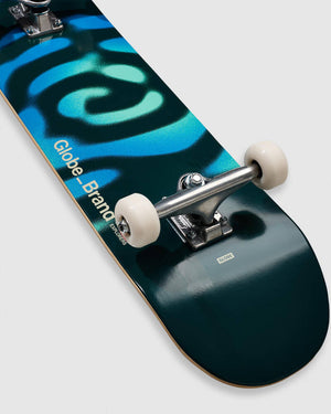 Globe G0 Pond 8.0" Complete Skateboard - Blue/Green