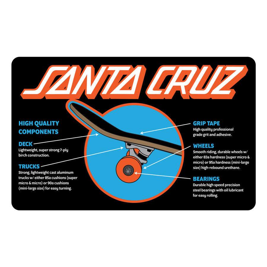 Santa Cruz Classic Dot 7.5 Micro Complete - Pink/Red Skateboard Completes Modern Street