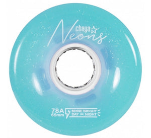 Chaya Neons LED Outdoor Wheels 65mm 78a 4pk