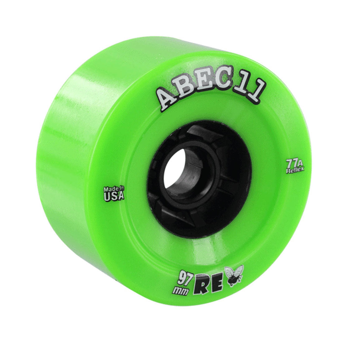 ABEC 11 Wheels Refly 97mm 77A Green 4 Pack