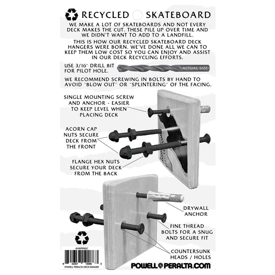 Powell Peralta Deck Hanger Kit