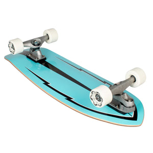 Carver Blue Thunder CX/C7 Raw Complete Surf Skate 30.75" x 9.75"