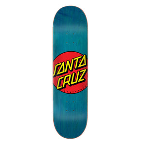 Santa Cruz Skateboard Deck Classic Dot 8.5" Blue