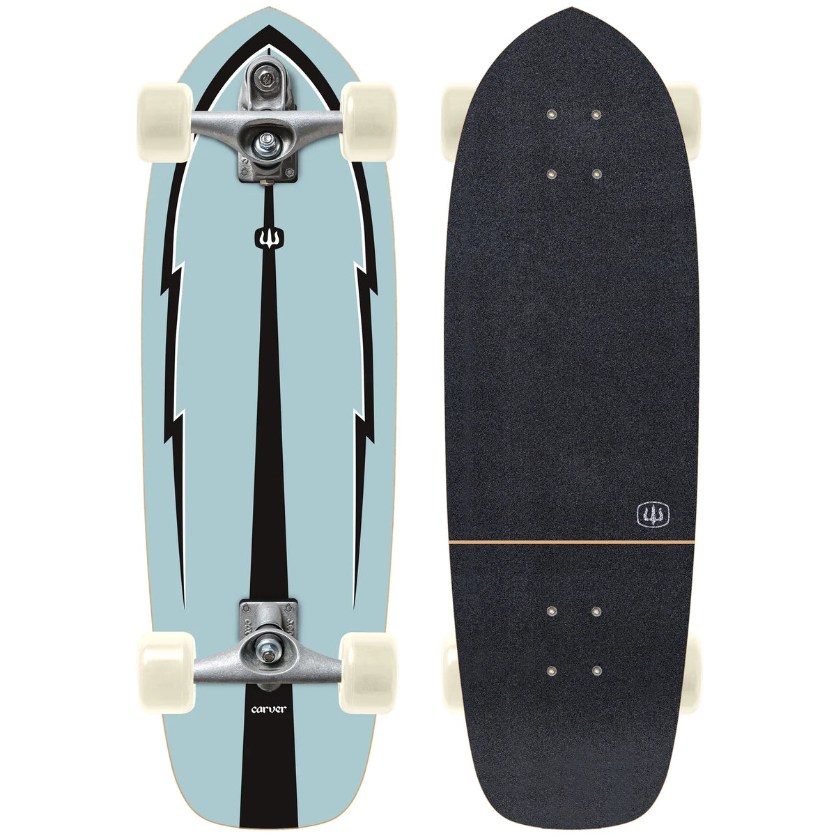 Carver Blue Thunder CX/C7 Raw Complete Surf Skate 30.75" x 9.75"