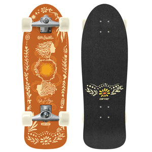 Carver x GIRLSWIRL Cx Raw Complete Surfskate