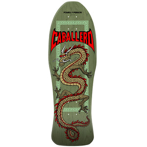 Powell Peralta Cab Chinese Dragon 10.0 Deck - Sage Green