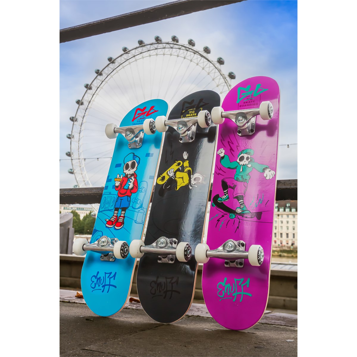 Enuff Skully Skateboard Complete 7.75
