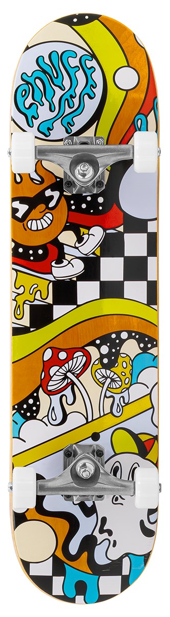 Enuff Meltworld Skateboard 7.25" Mini Complete