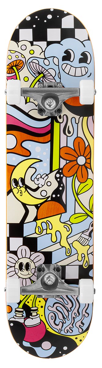 Enuff Meltworld Skateboard 7.25" Mini Complete