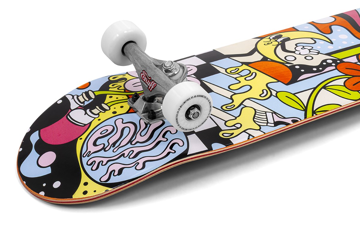 Enuff Meltworld Skateboard 7.25" Mini Complete