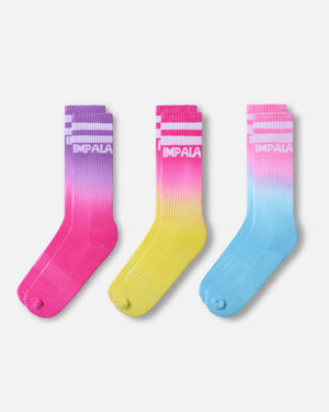 Impala Skate Socks 3 Pack - Tropicana