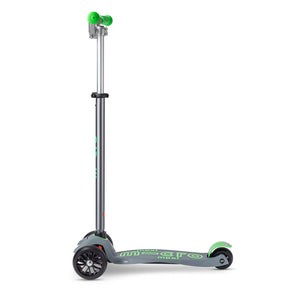 Micro Maxi Deluxe 3 Wheel PRO Scooter - Grey/Green