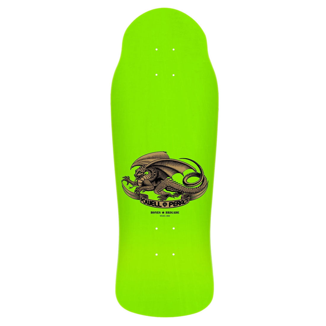 Powell Peralta Bones Brigade Hawk 15th Series Deck - Lime