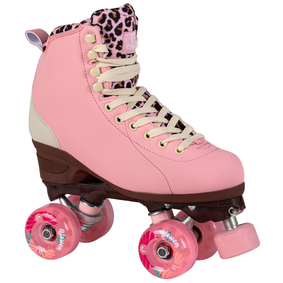 Chaya Miyu Pink Leopard Outdoor Rollerskates