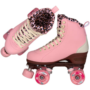 Chaya Miyu Pink Leopard Outdoor Rollerskates