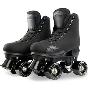 Crazy Prime Adjustable Roller Skates - Black