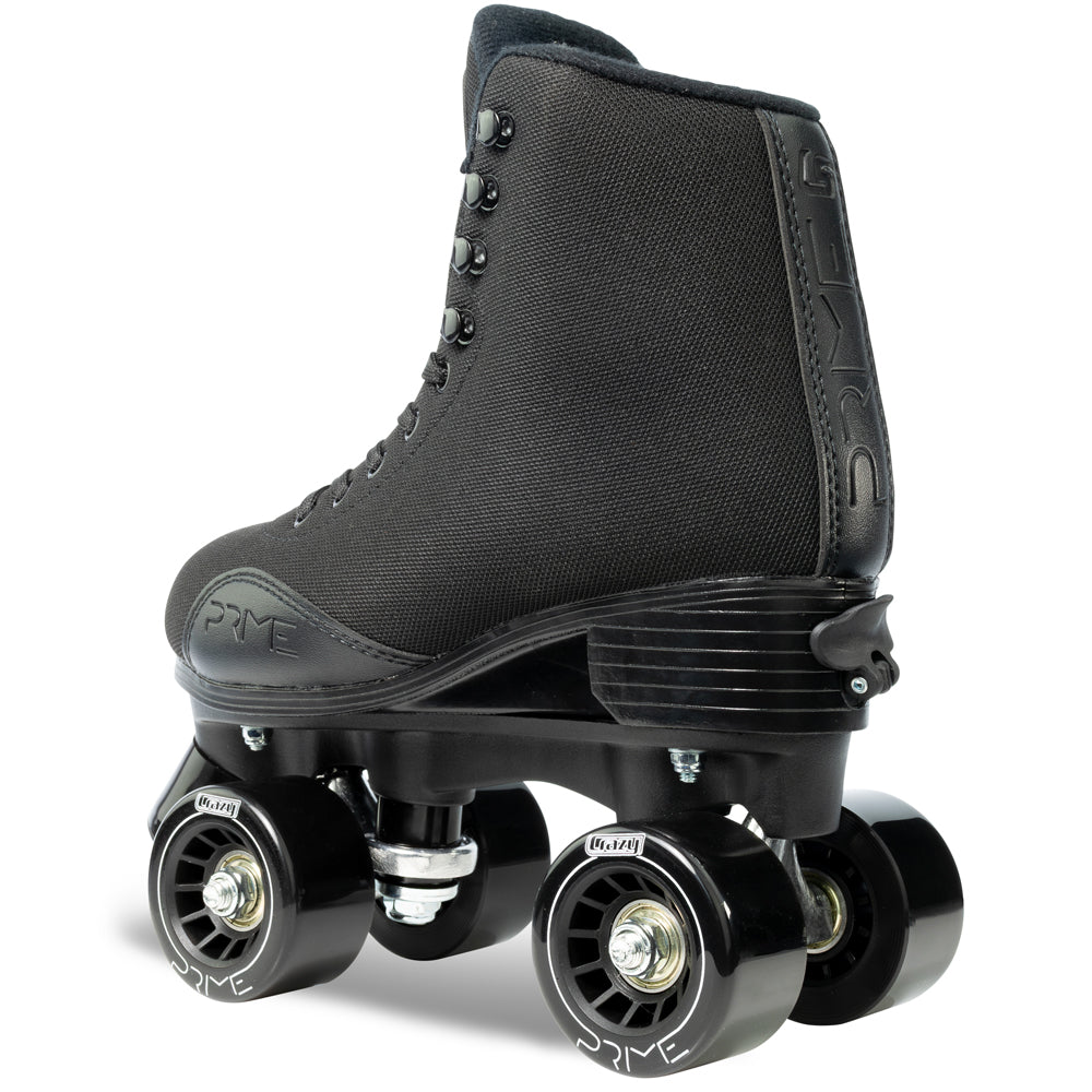 Crazy Prime Adjustable Roller Skates - Black