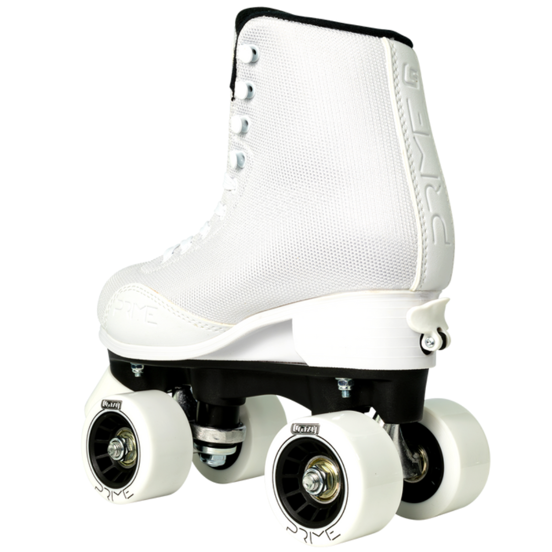 Crazy Prime Adjustable Roller Skates White Skate Society