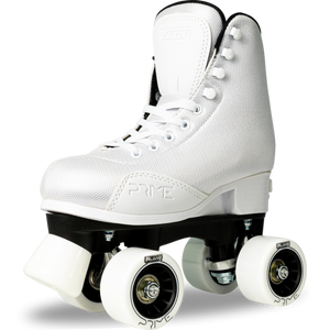 Crazy Prime Adjustable Roller Skates - White