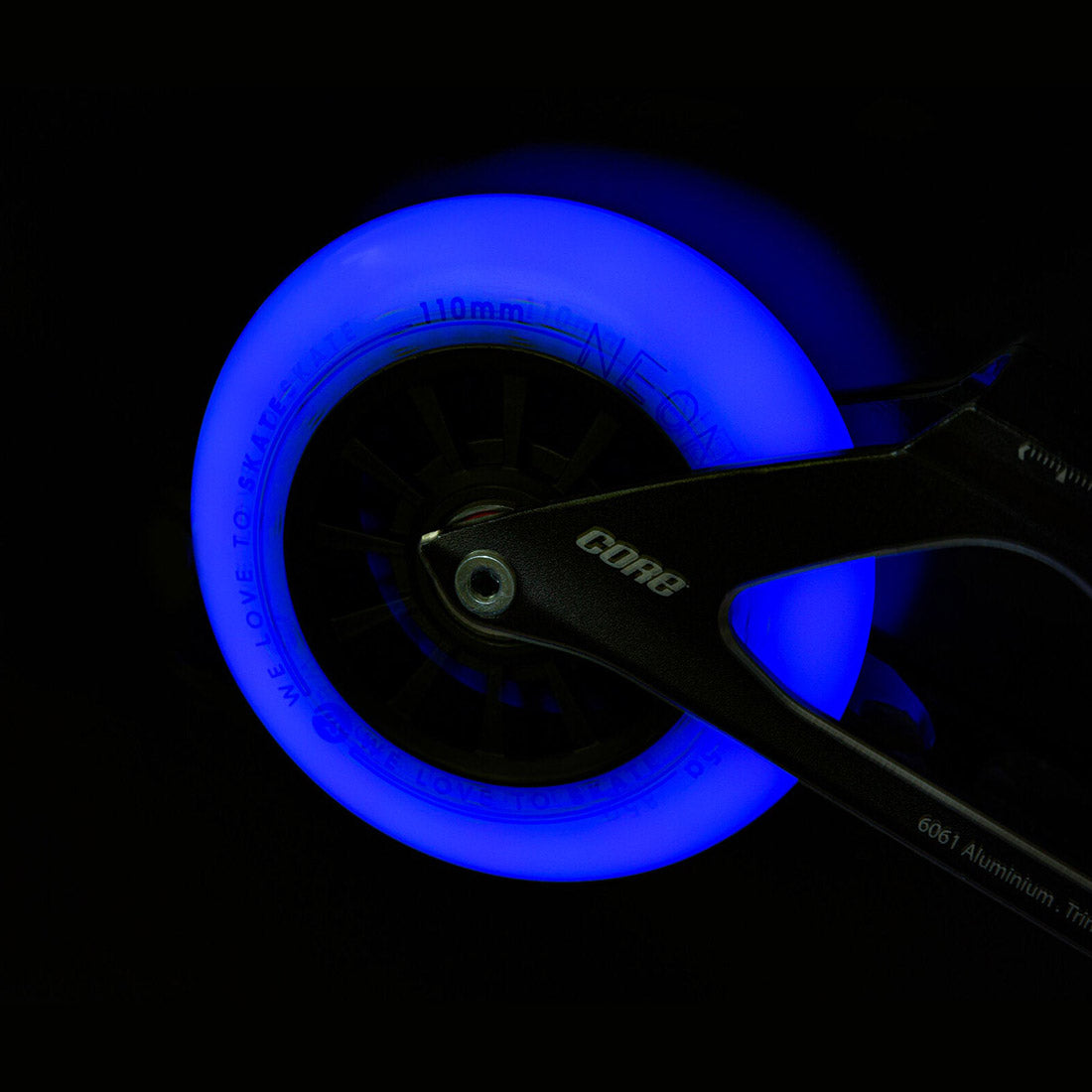 Powerslide Neons LED Inline Wheels 110mm/85a 3pk