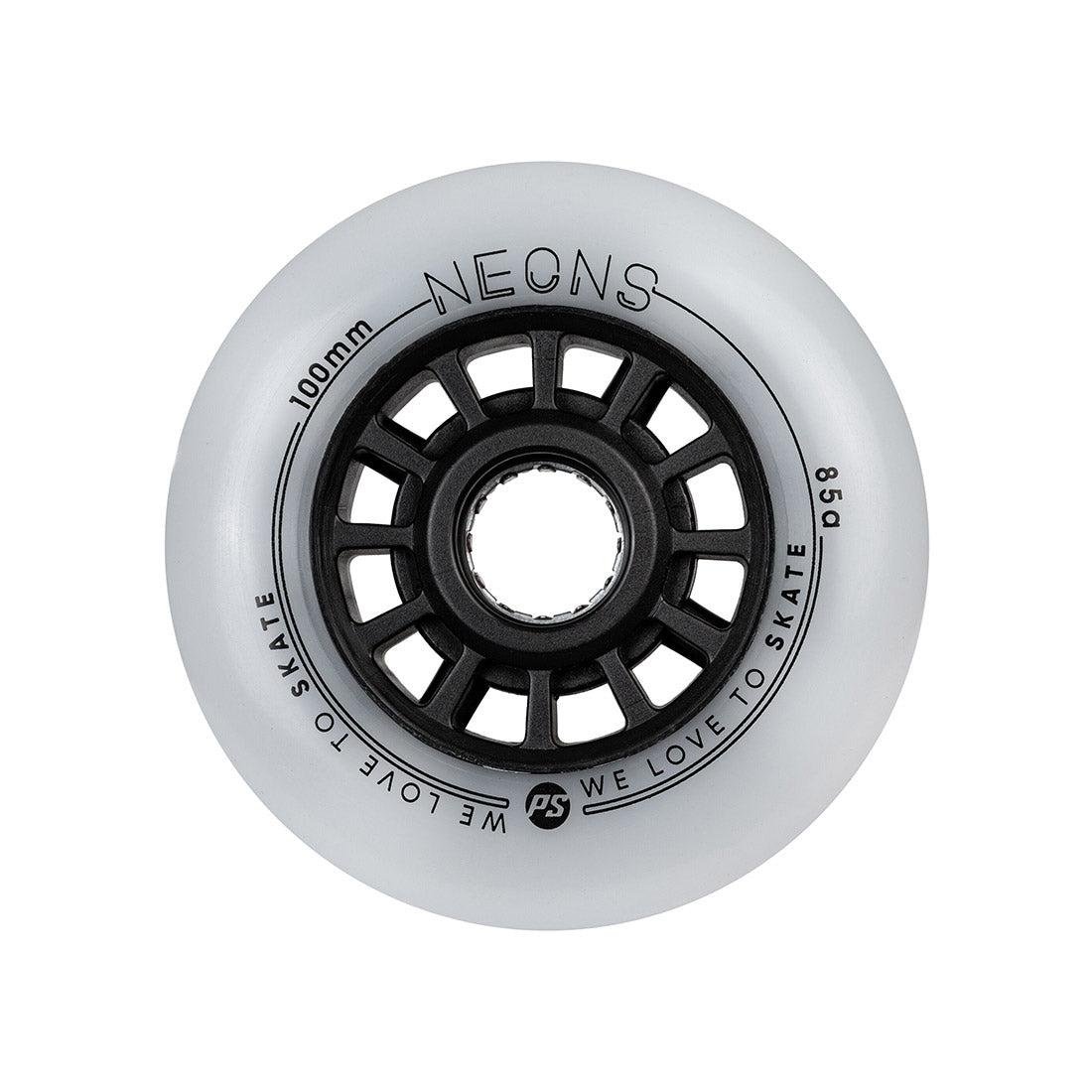Powerslide Neons LED Inline Wheels 100mm/85a 3pk