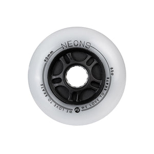 Powerslide Neons LED Inline Wheels 90mm/85a 4pk