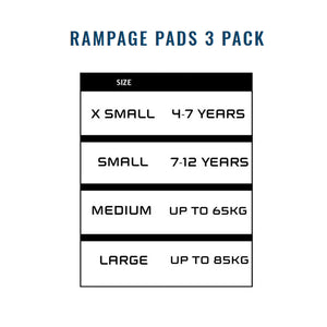 Rampage Protective Tripack - Black