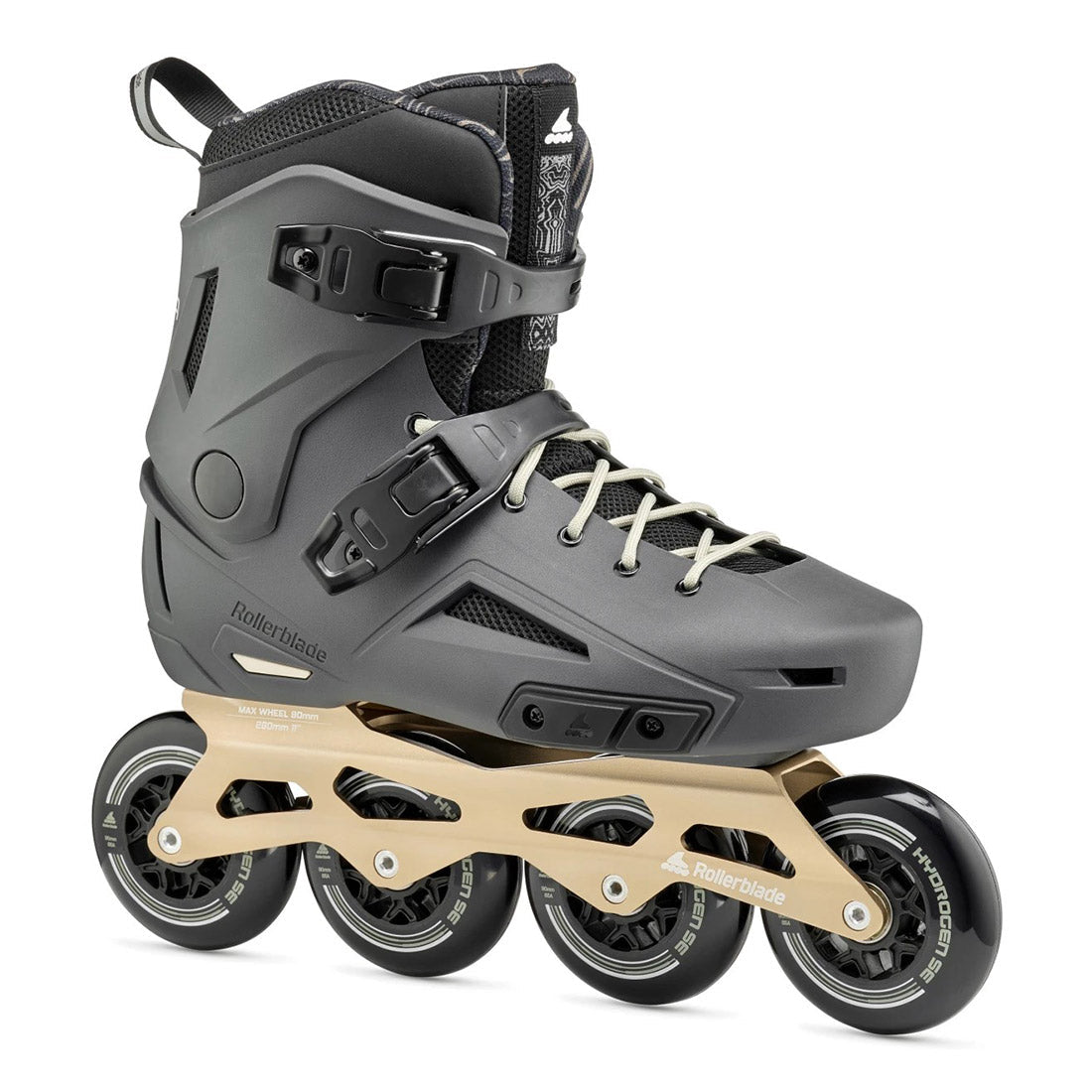 Rollerblade Lightning 90 - Anthracite/Taupe Inline Rec Skates