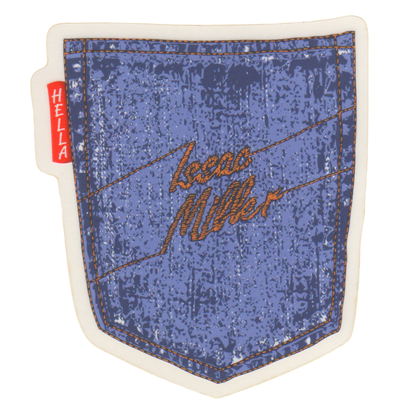 Hella Grip - iShack Denim Sticker - Skate Society