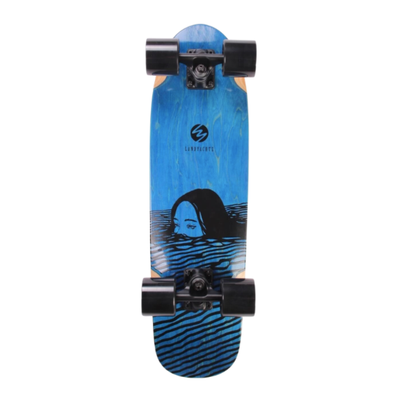 Landyachtz Dinghy Classic Fender Skateboard | Midnight Dip 28.5"