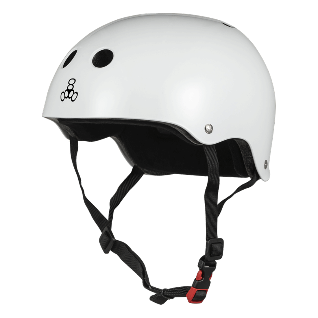 Triple 8 The Certified Helmet SS White Gloss