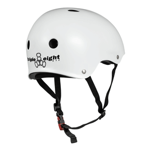 Triple 8 The Certified Helmet SS White Gloss