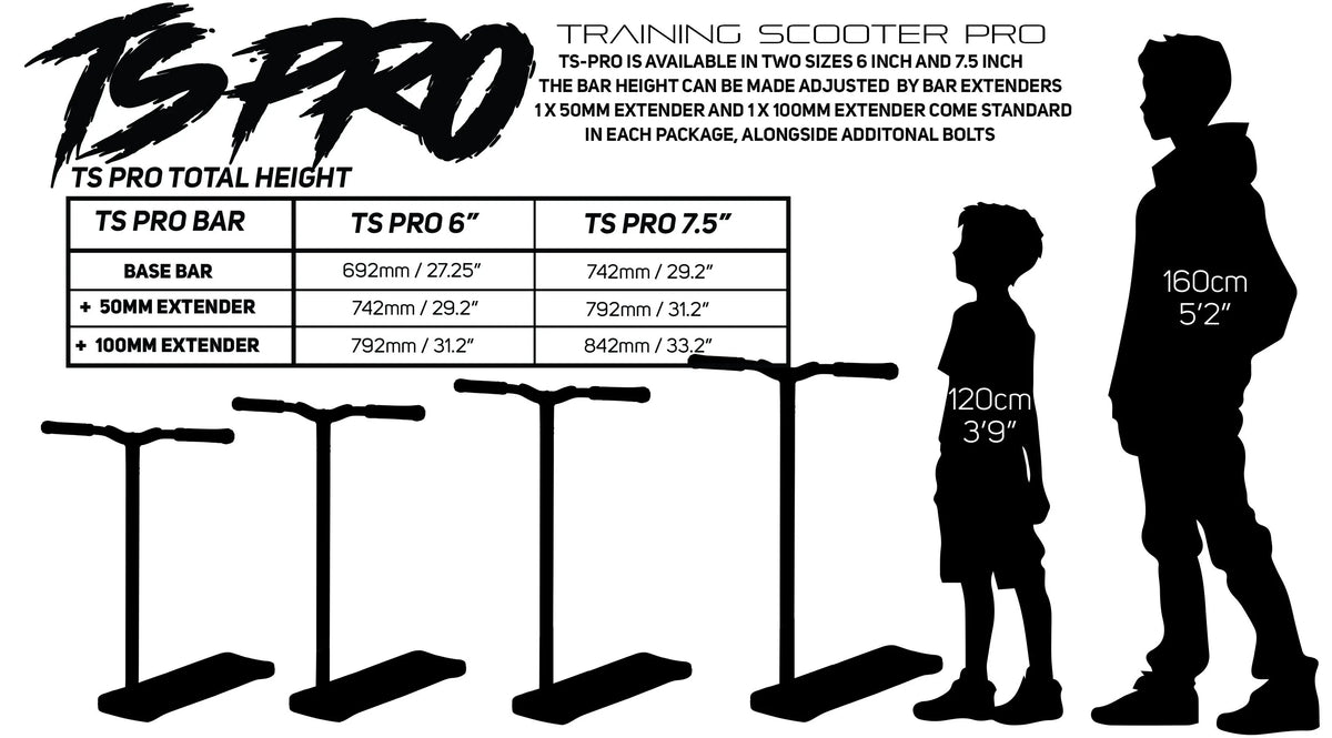 Envy TS Pro Trampoline Scooter - Black