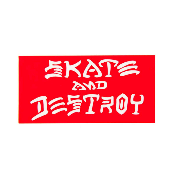 Thrasher Skate & Destroy Sticker - Skate Society