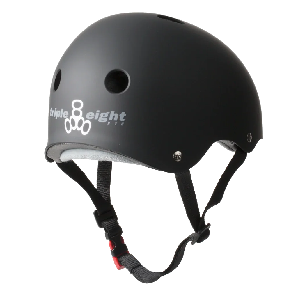 Triple 8 The Certified Helmet SS Black Rubber