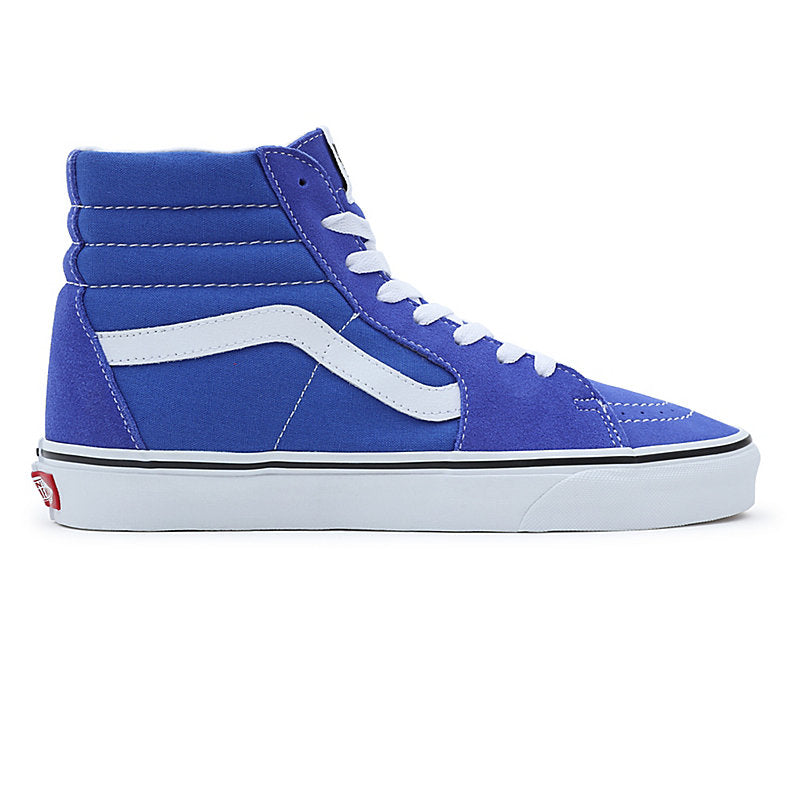 VANS★SK8-HI★DAZZLING BLUE New Vans Sk8-Hi Dazzling Blue/White Sneakers High-Top Shoes