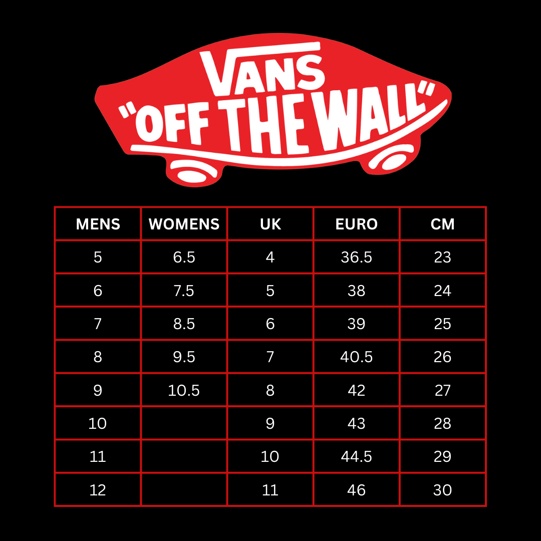 Vans best sale era sizing